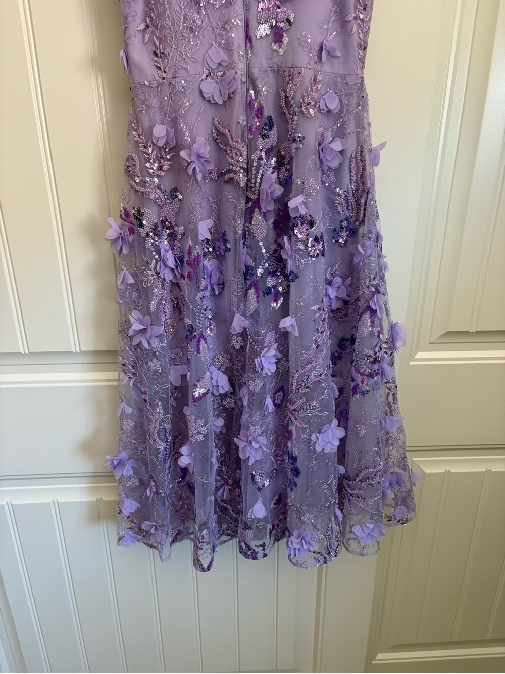 Dress the Population Audrey Cocktail Dress NWT lavender size small - Picture 7 of 13